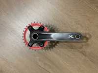 Angrenaj MTB Shimano SLX HOLLOWTECH II 1x11 Viteze