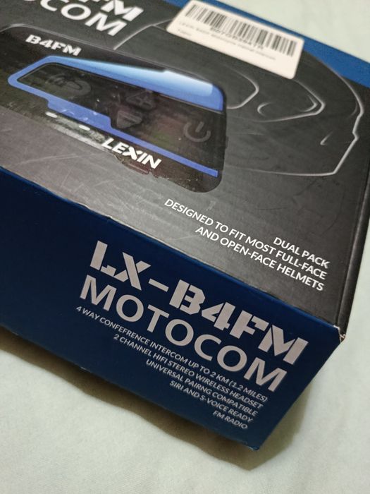 Lexin LX-B4FM Блутуут слушалки за каска ,мотор,интерком.