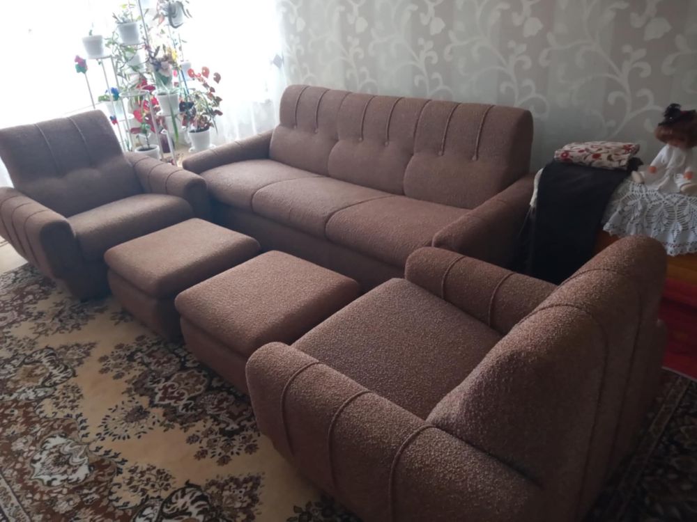 Разтегаем диван с два фотьойла