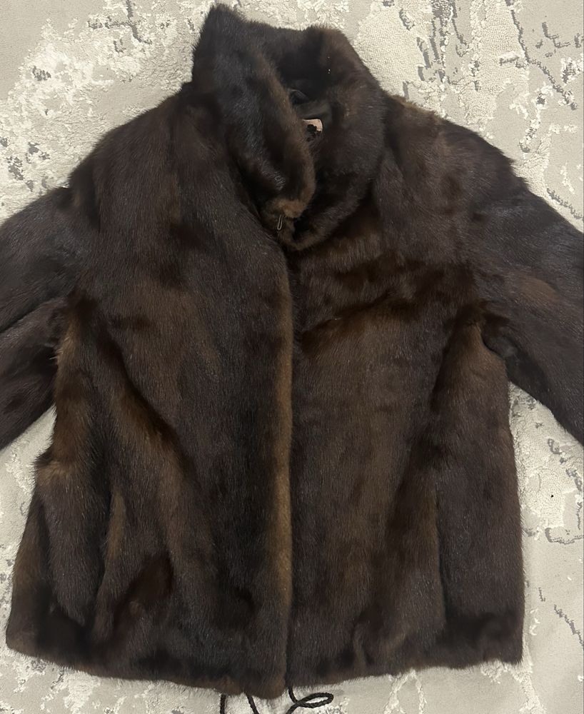 Норковый полушубок