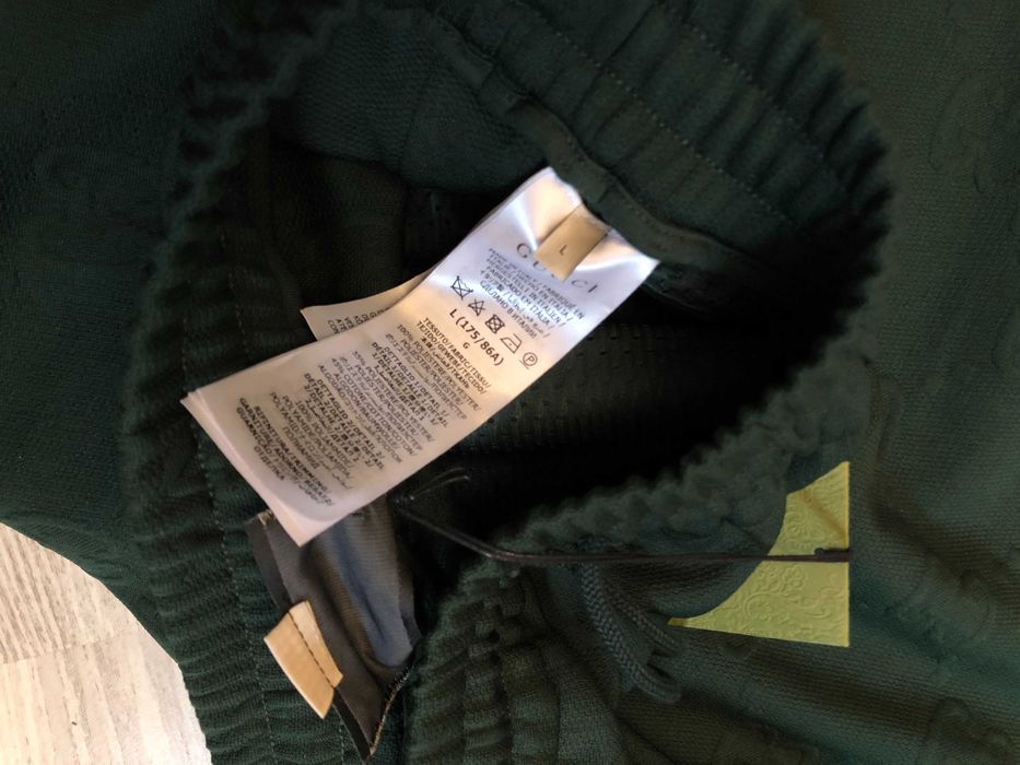 Gucci pantaloni trening L-XL, autenticI, retail price 980 euro