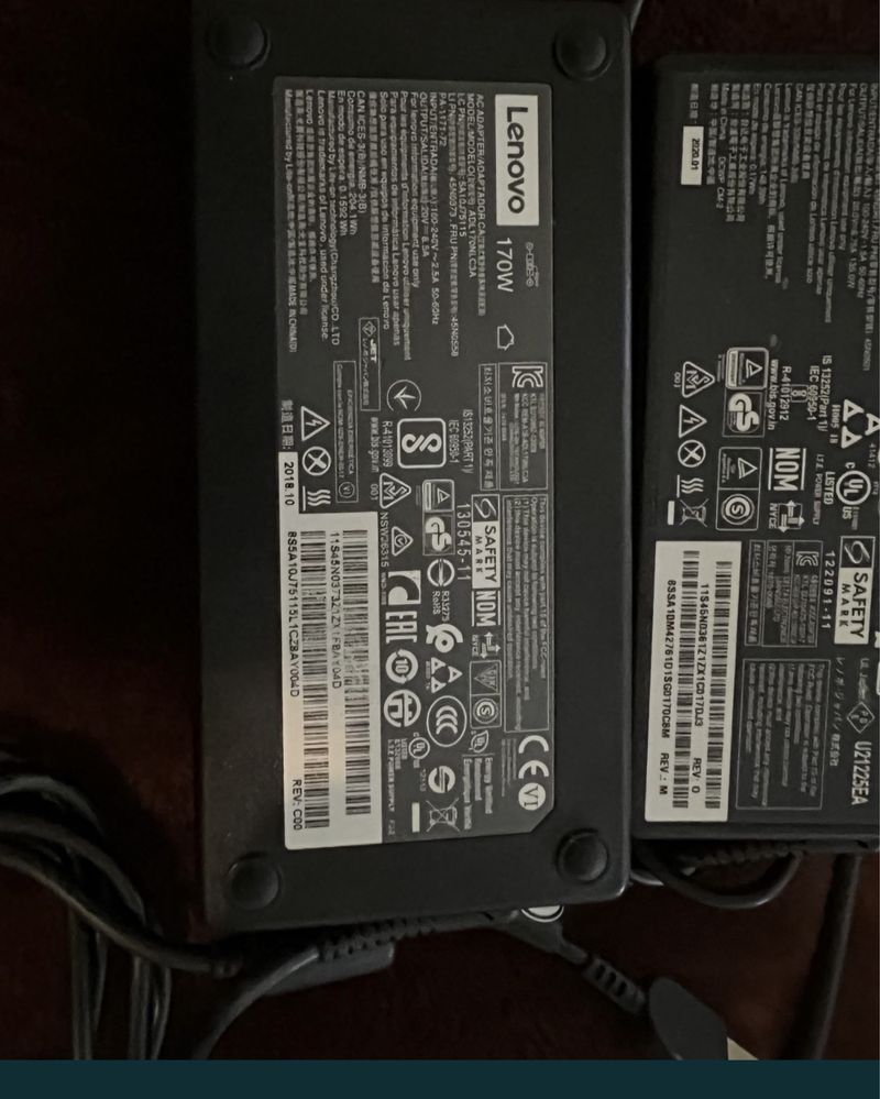 Incarcator Laptop  Lenovo Original 170W 20V 8.5A mufa Patrata