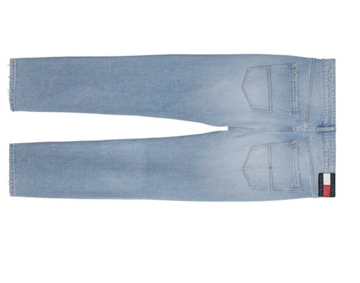 Blugi Jeans slim fit Tommy Hilfiger noi, W32-L32 barbati