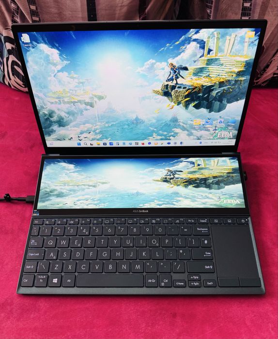 Asus ZenBook DUO 14, модел UX482E, i7, 16 RAM, 500 SSD