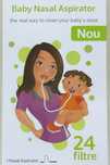 Aspirator nazal manual pentru bebeluși, cu 24 filtre igienice – Nou