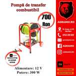 Pompa NOUA transfer combustibil de 12 V, motopompe Agramix