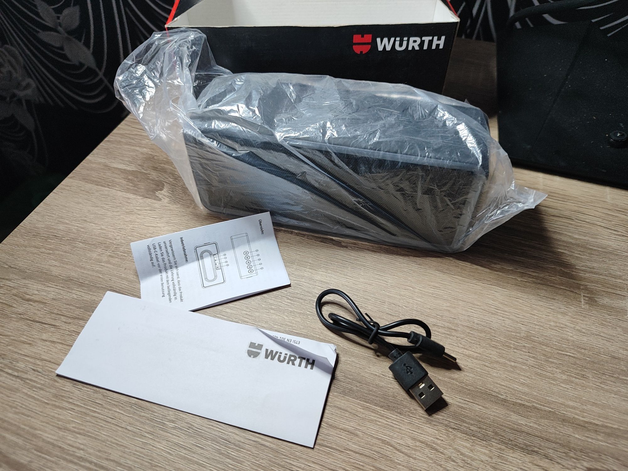 ПРОМО ! Wurth Bluetooth RGB безжична колонка !
