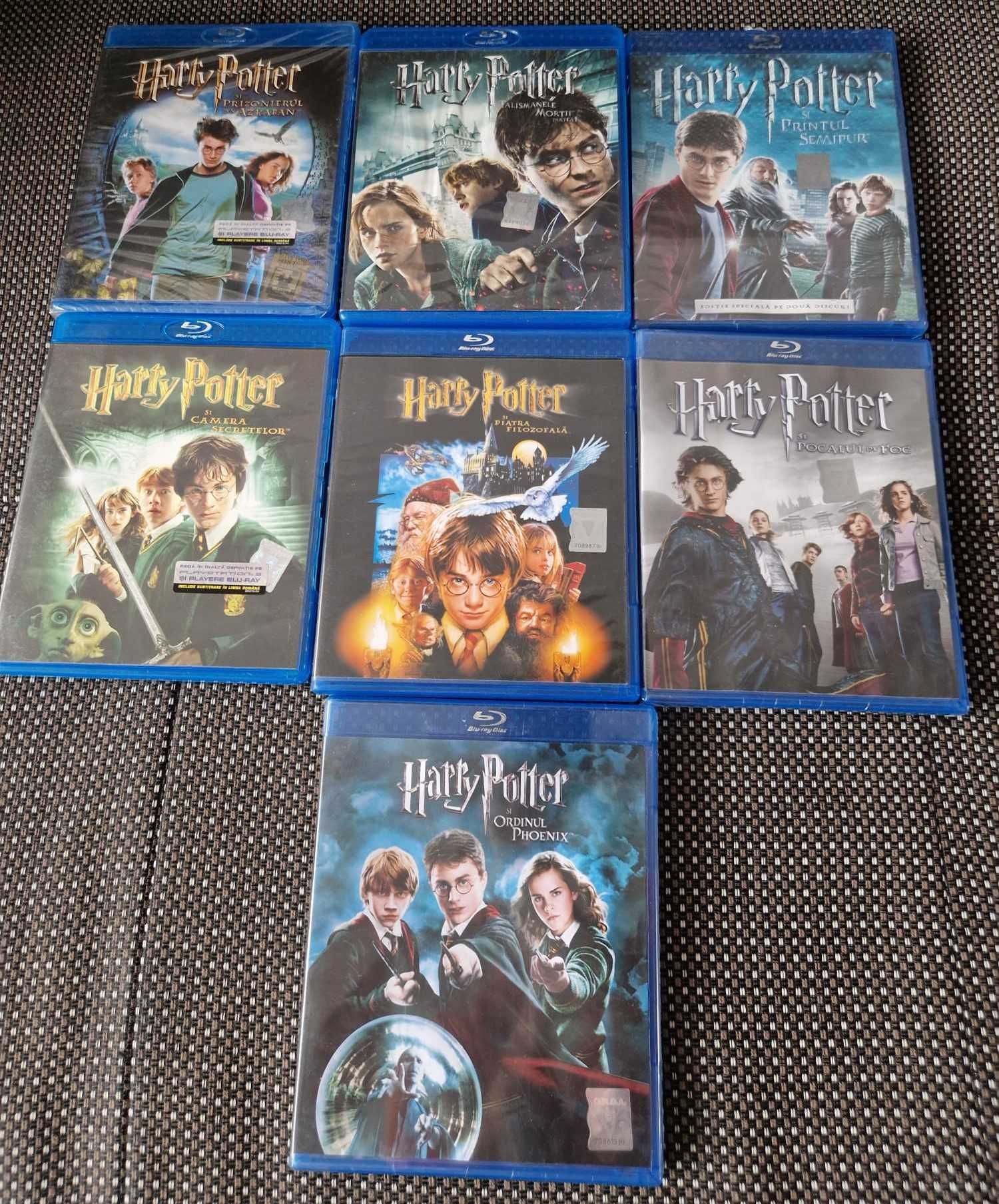 Colectia Harry Potter blueray