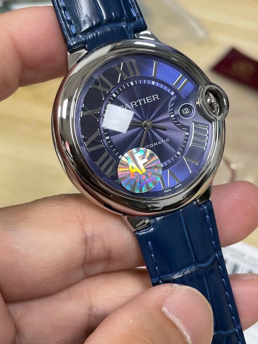 Cartier ballon bleu / silver-blue