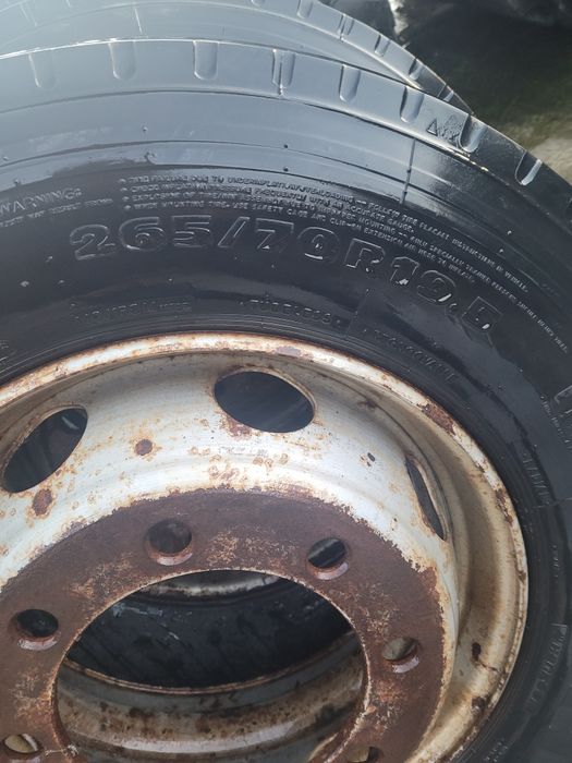 Jante complecte,anvelope,remorcă, Hankook 265/70 R19.5 (8prezoane) RM