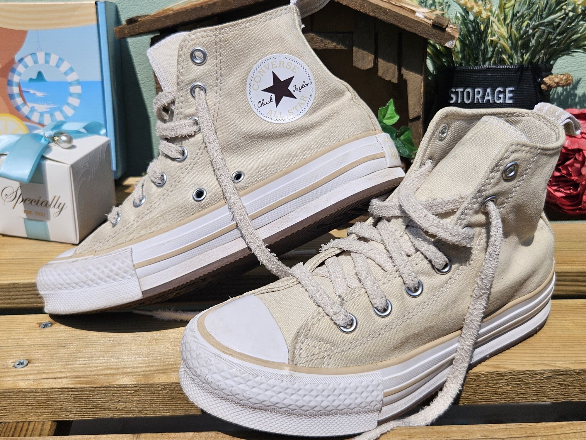 Converse кецове на платформа N34
