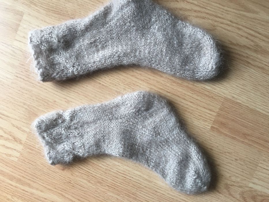 Ciorapi ski/Șosete lana tricotate manual -mărime 36-40