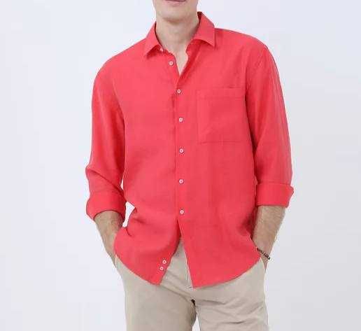 Новая рубашка плотный лён