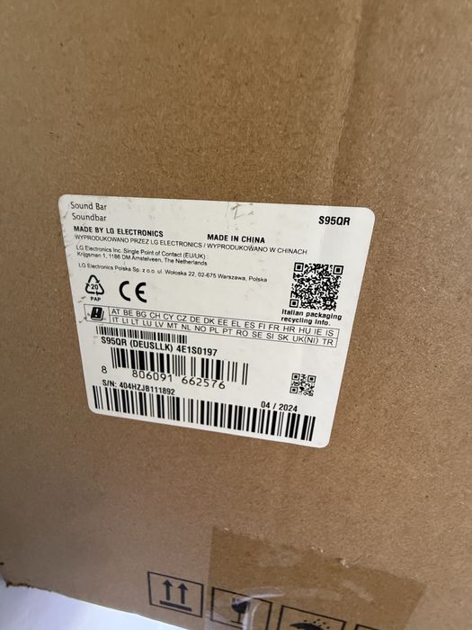 Lg SoundBar S95QR Meridian Produs Sigilat