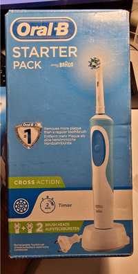 Periute dinti electrice ADULT OralB STARTER Pack 2 capete CROSS ACTION