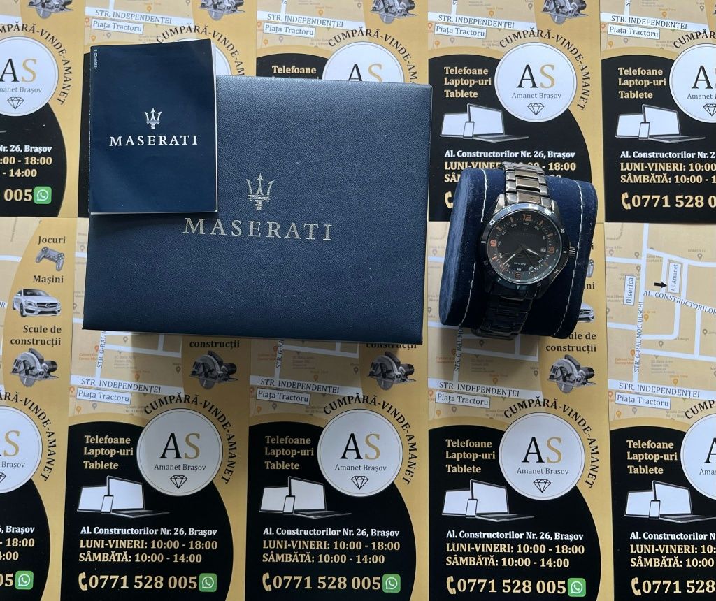 Ceas barbati Maseratti Sorpasso la cutie