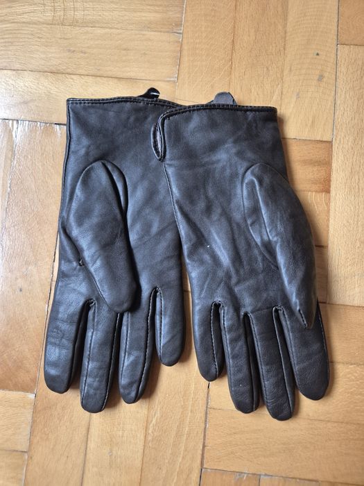 Mănuși premium A. Christensen, Piele naturală + Lâna - M