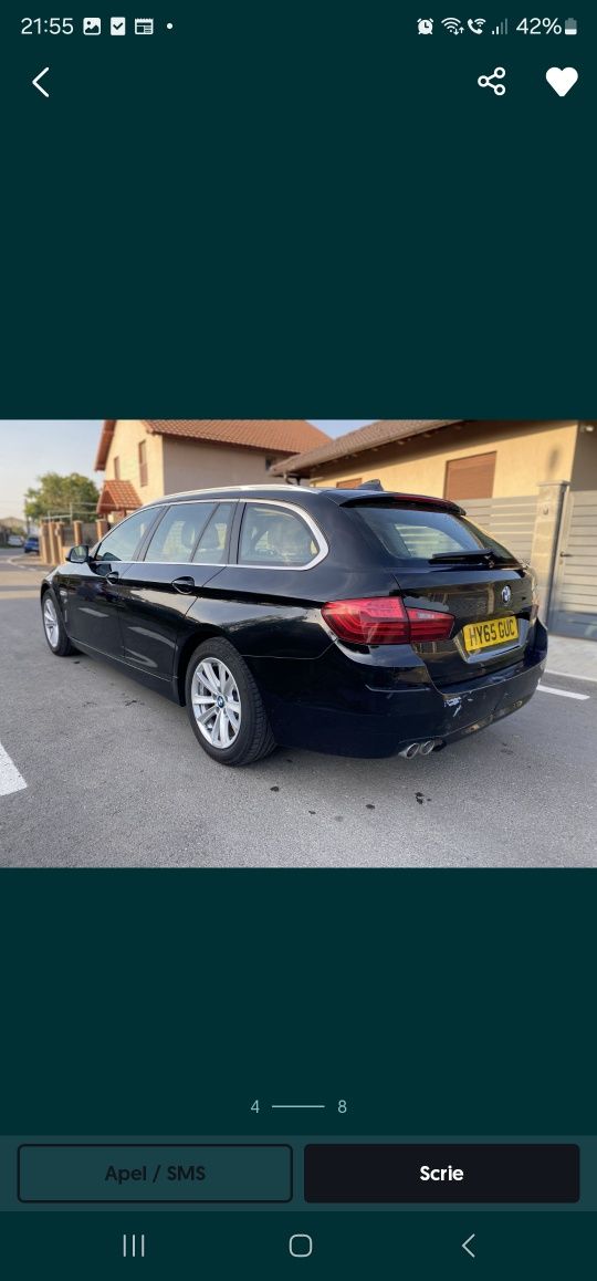 Dezmembrez Bmw 520d facelift 2016