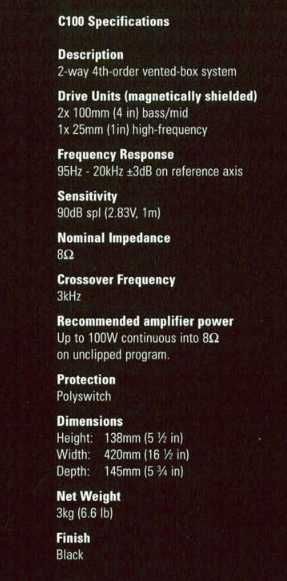 Bowers & Wilkins Solid C 100 boxa centru filme muzica satelit central