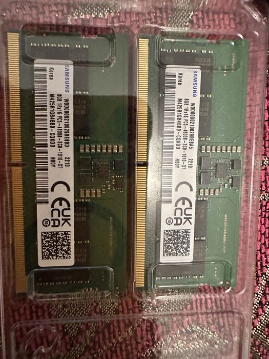 Samsung 8GB Ddr5 4800 MHz PC5-38400 SoDimm Laptop