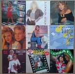set de 9 viniluri singles, 45rpm 7"