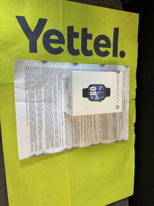 КАТО НОВ Huawei Watch Fit 4 Yettel Гаранция 2027 Black