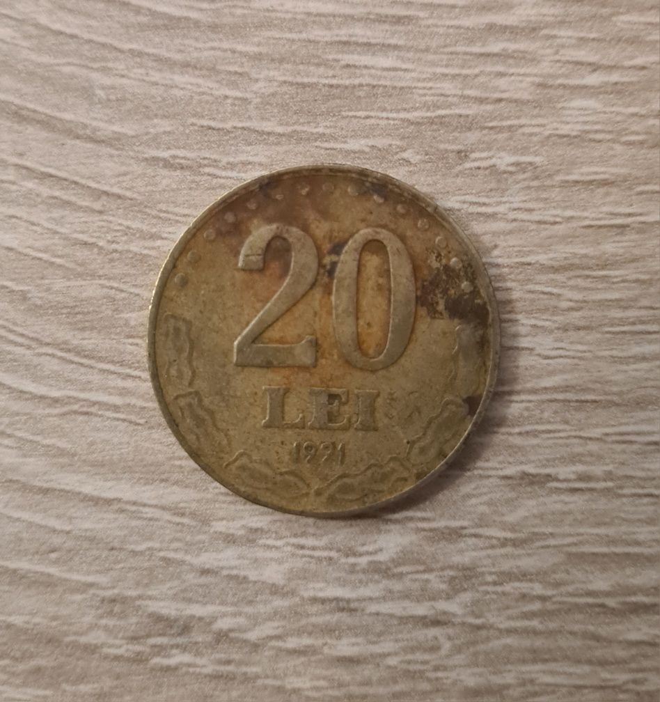 Moneda 20 LEI Stefan cel Mare