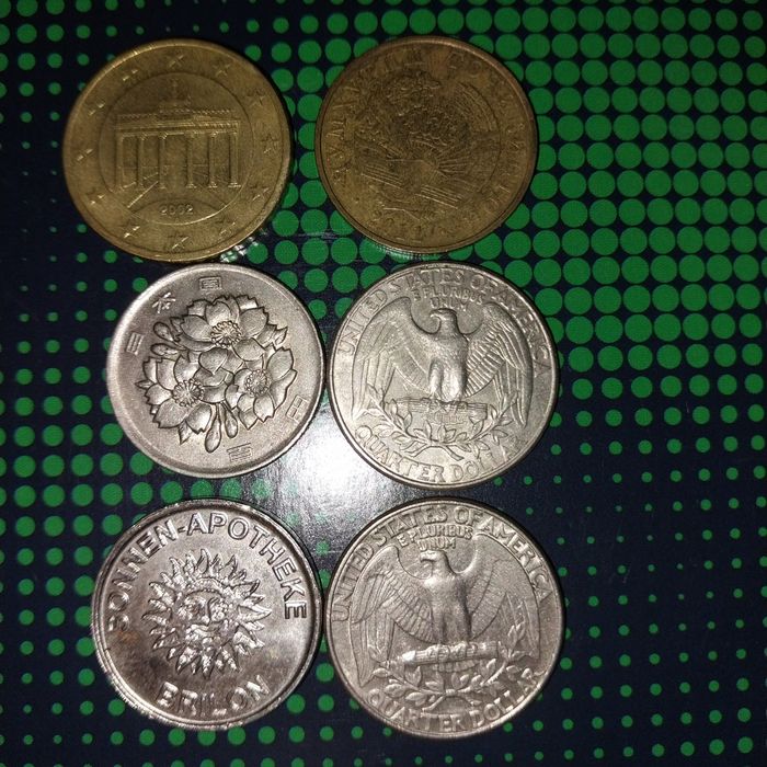 Монеты разных стран