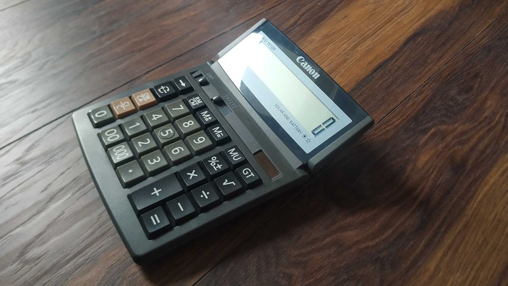 Canon Соларен калкулатор WS-1610H, 16-разряден, черен