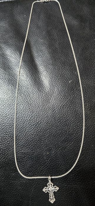 Lant si cruce argint