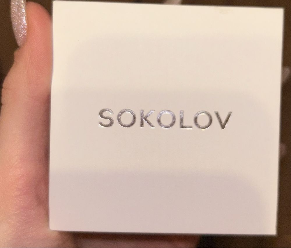 Золотое кольцо с бриллиантами Sokolov