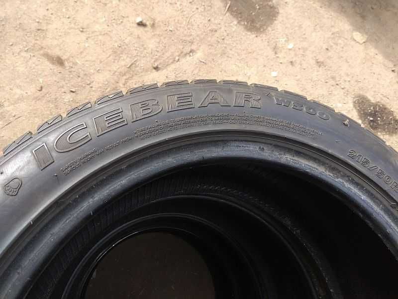 Шины 215/50 R17 - "Hankook IceBear W300" (Корея), всесезоннные.