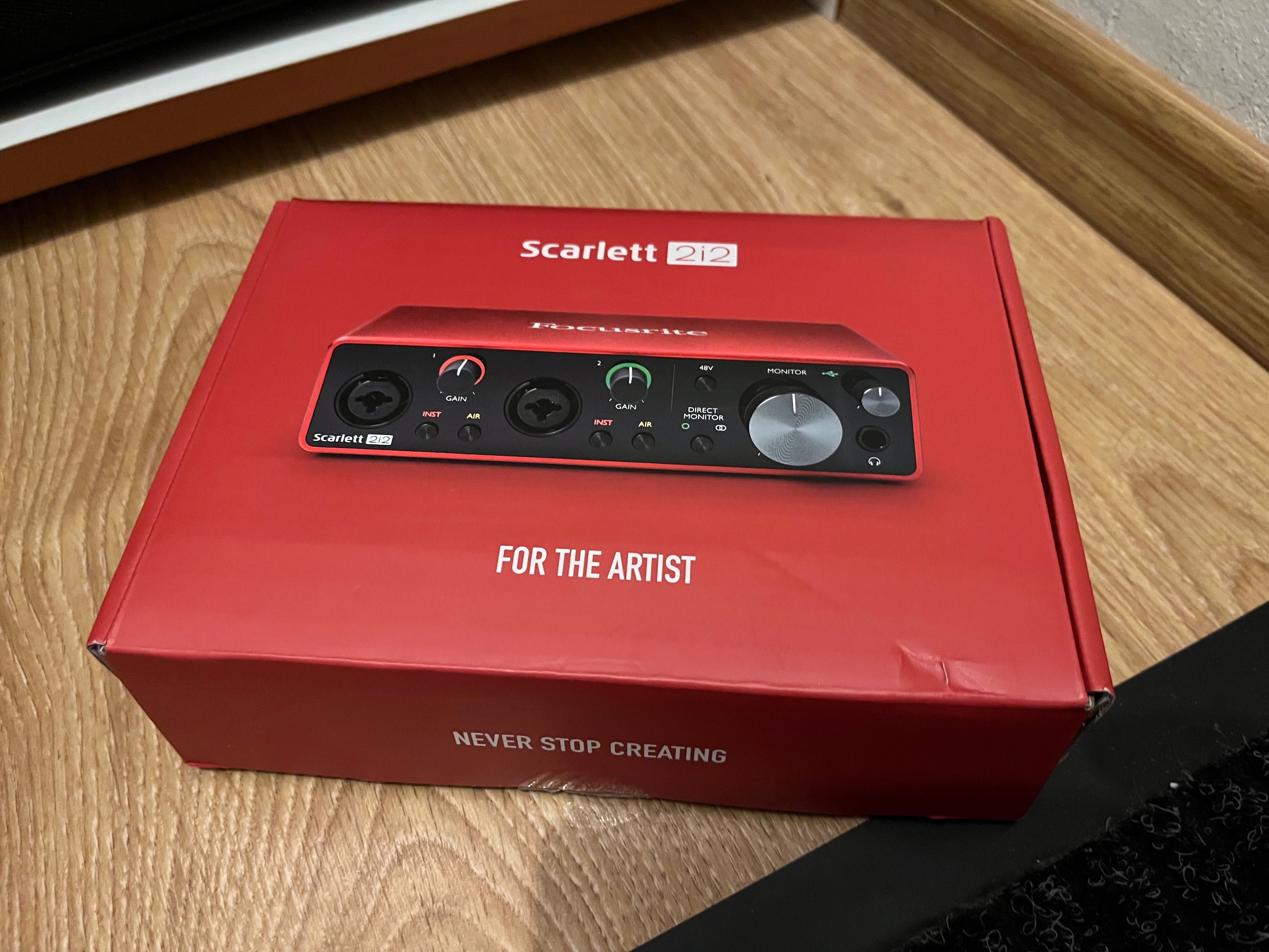 Focusrite 2i2 - 3rd gen - IMPECABIL (aproape nou!)