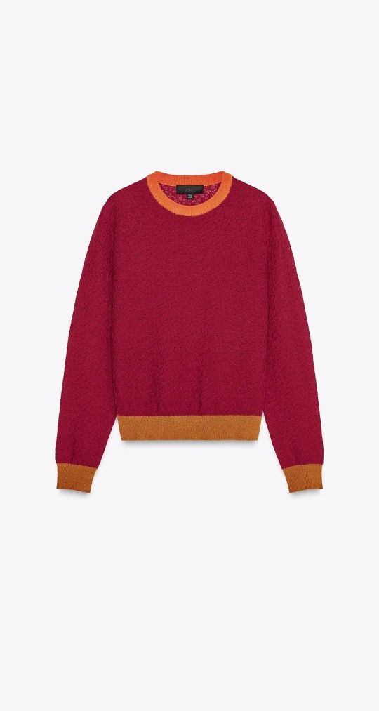 Zara нов трикотажен пуловер