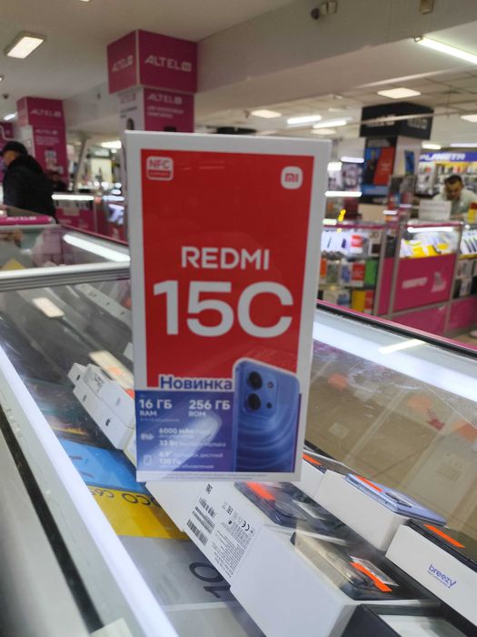 Redmi 15C 256Gb 16GB(8+8) NFC запечатан. Модель 2025г. Оригинал 100%