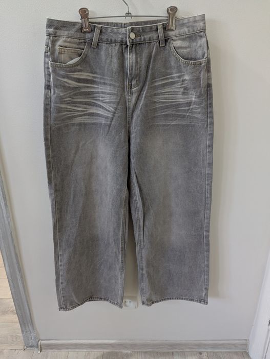 Женские широкие джинсы большой размер