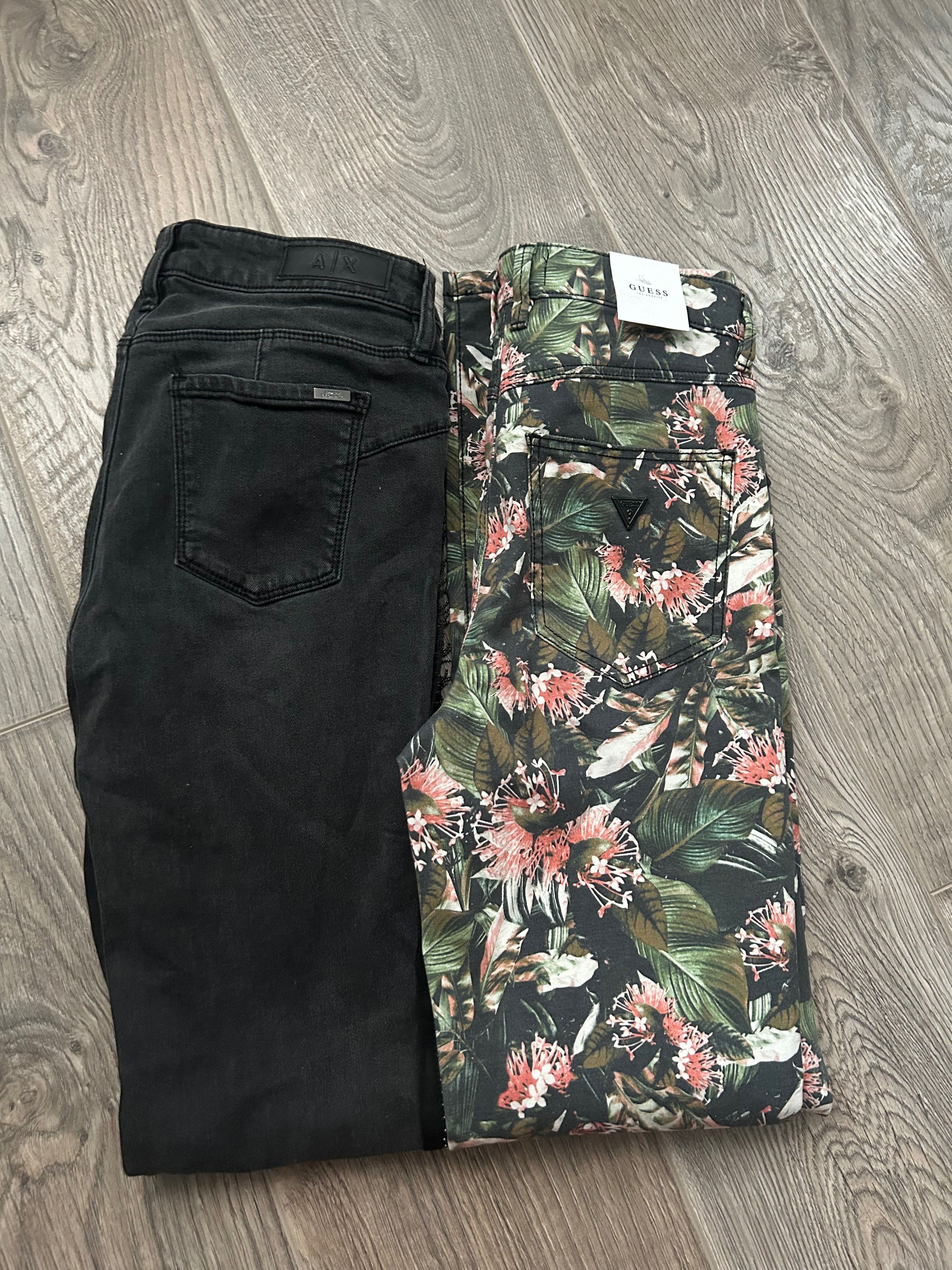 Оригинални нови дънки на Armani Exchange и панталон на Guess