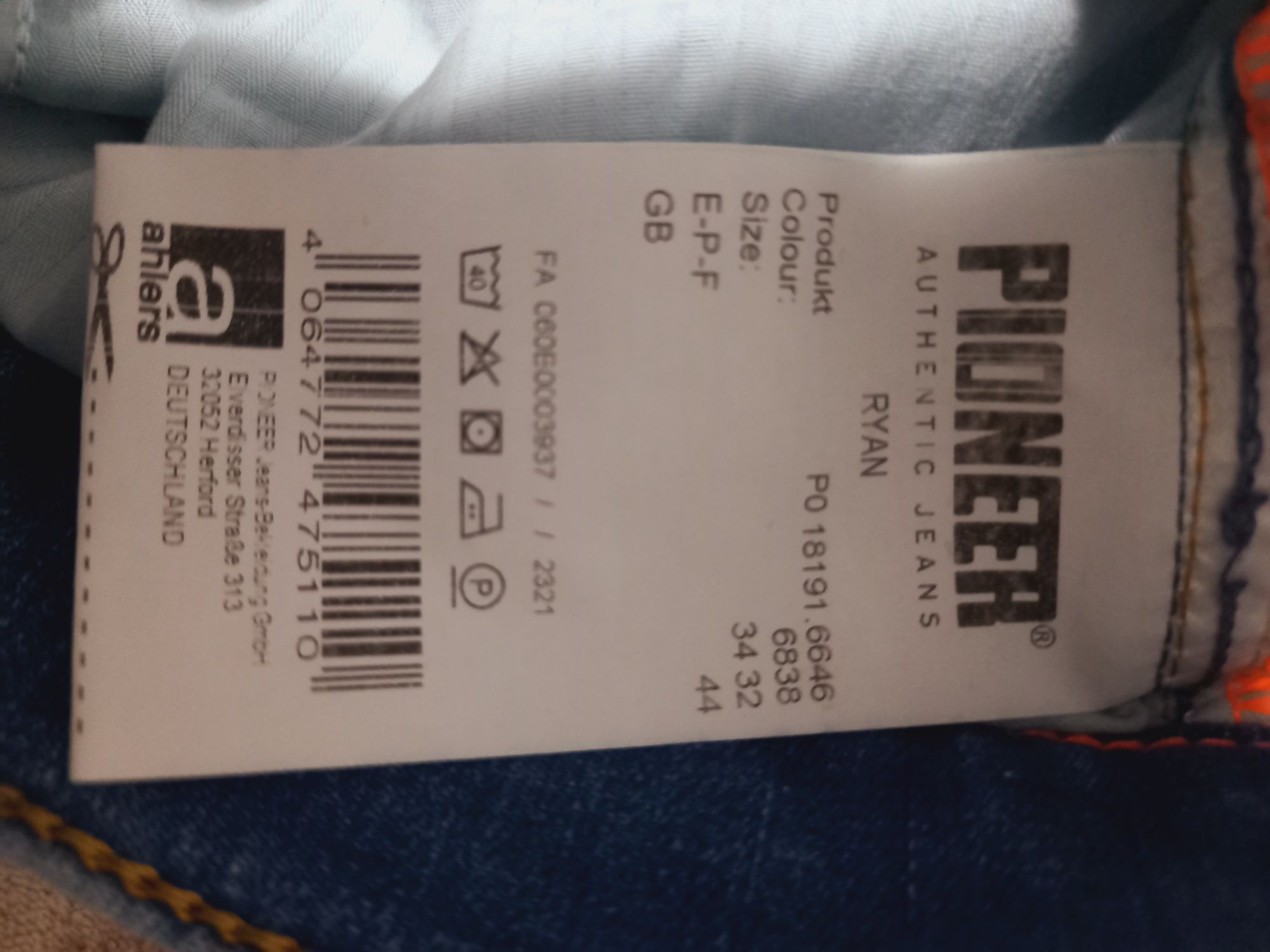Blugi Pioneer Authentic