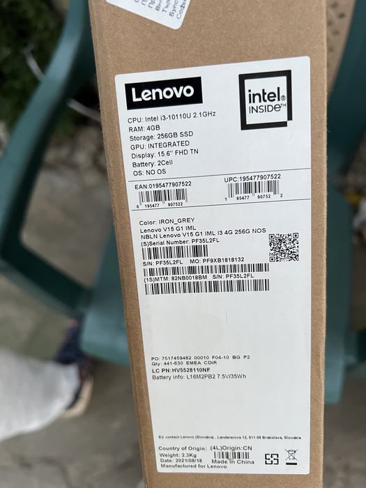 Lenovo V15 G1 15.6 inch Iron Grey