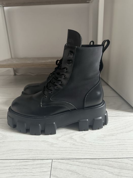 Prada Monolith Boots Size 40