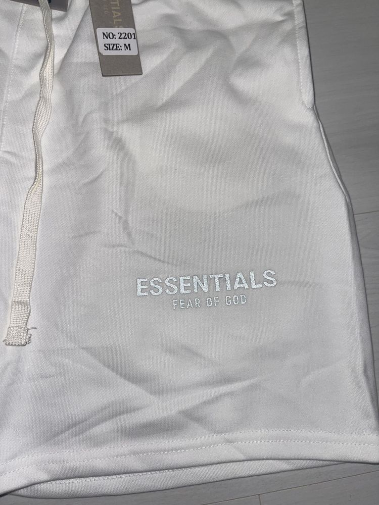 Pantaloni scurti essentials albi