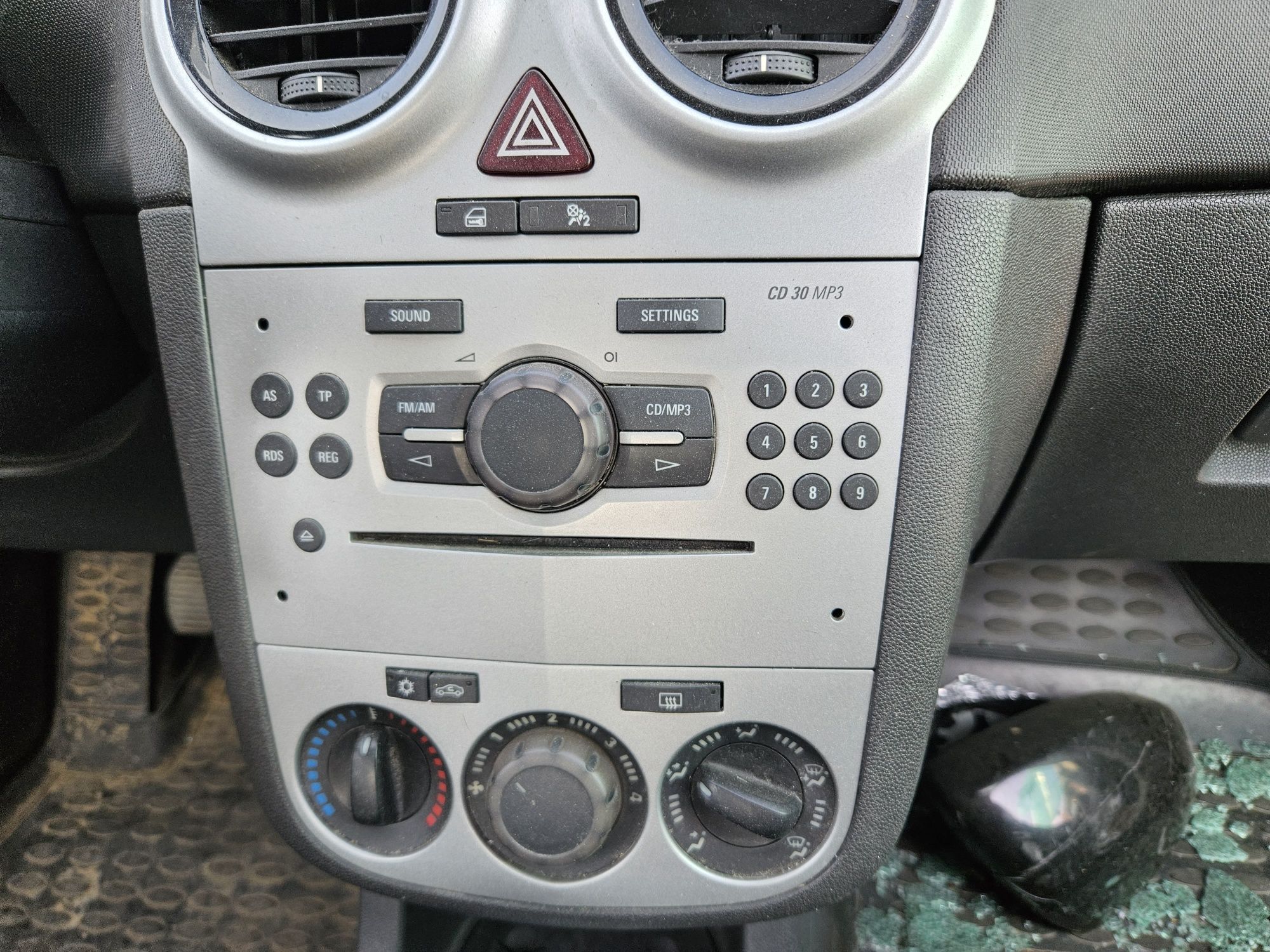 CD Player Display Opel Corsa D