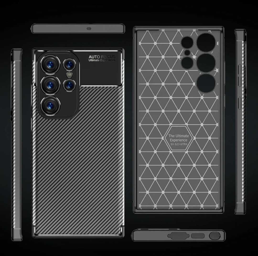 Samsung S24 . S24 Plus . S24 Ultra - Husa Model Carbon