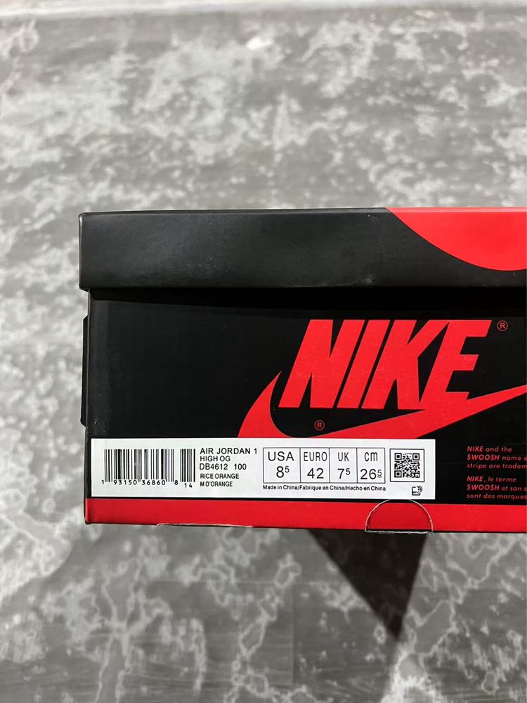 Air Jordan 1 Retro High Rare Air Sail Cinnabar