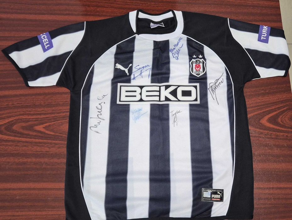 Tricou Editie Aniversara 100 ani Besiktas Istanbul-semnaturi originale