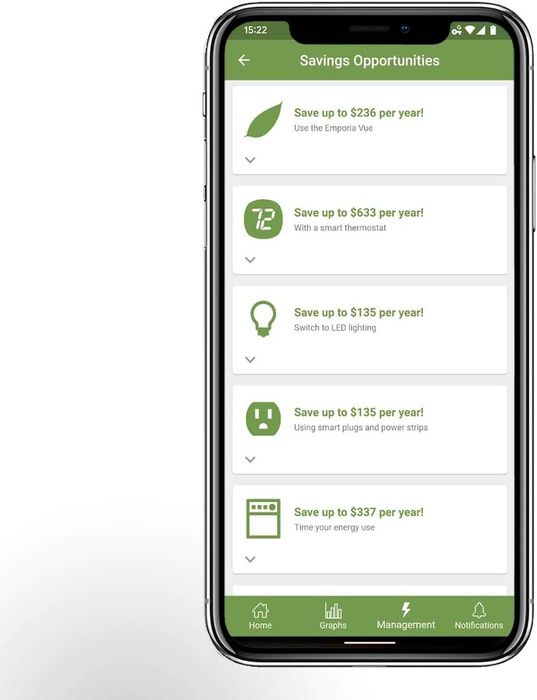 EMPORIA ENERGY Gen 2 Emporia Vue Smart Home Energy Monitor
