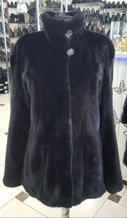 Шикарная Норковая Шуба-АВТОЛЕДИ,"BLACKGLAMA" с выставки,БРЕНД Италия.