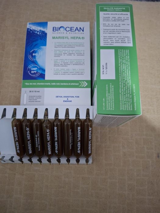 Plasma marina cu plante medicinale Marisyl Hepa 4®, 30x10ml, Biocean
S