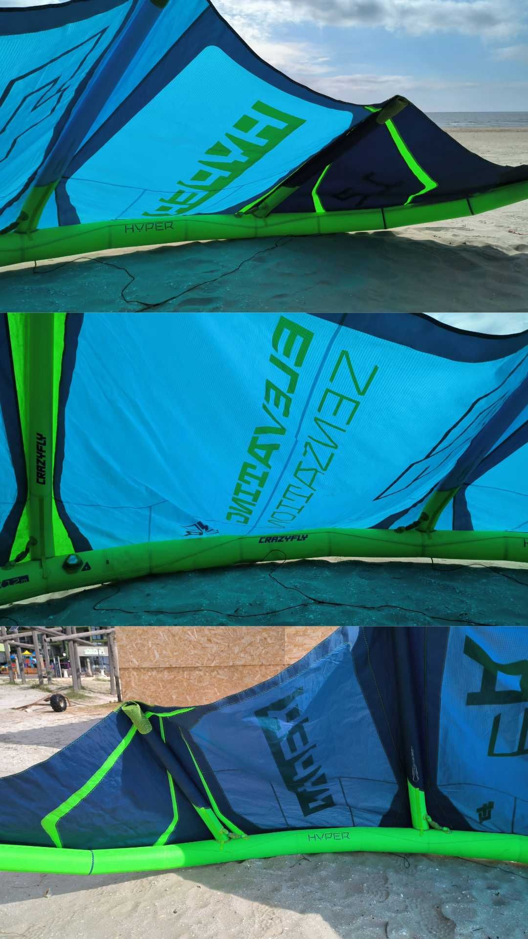 Crazyfly Hyper 9m 12m Kite zmeu, Prolimit S Harnesuri Harness