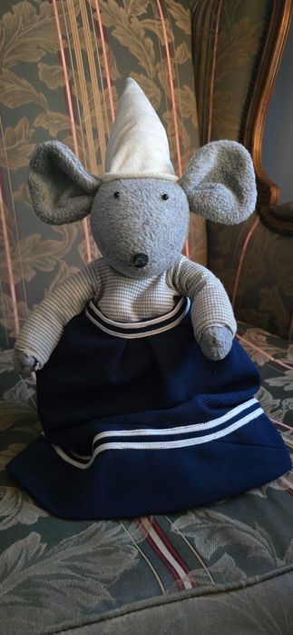 Голяма винтидж мишле, Норвегия, 55см Коледна декорация.